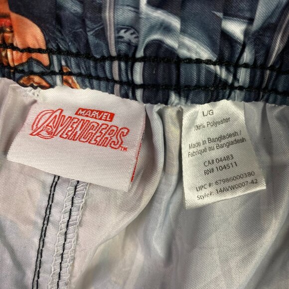 Marvel Avengers Boardshorts Men's Large Swim Trunks Shorts 2012 Mesh Lined Liner - Picture 6 of 12